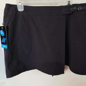 14 EMS ENDEAVOR SKORT Black Eastern Mtn wrap-front